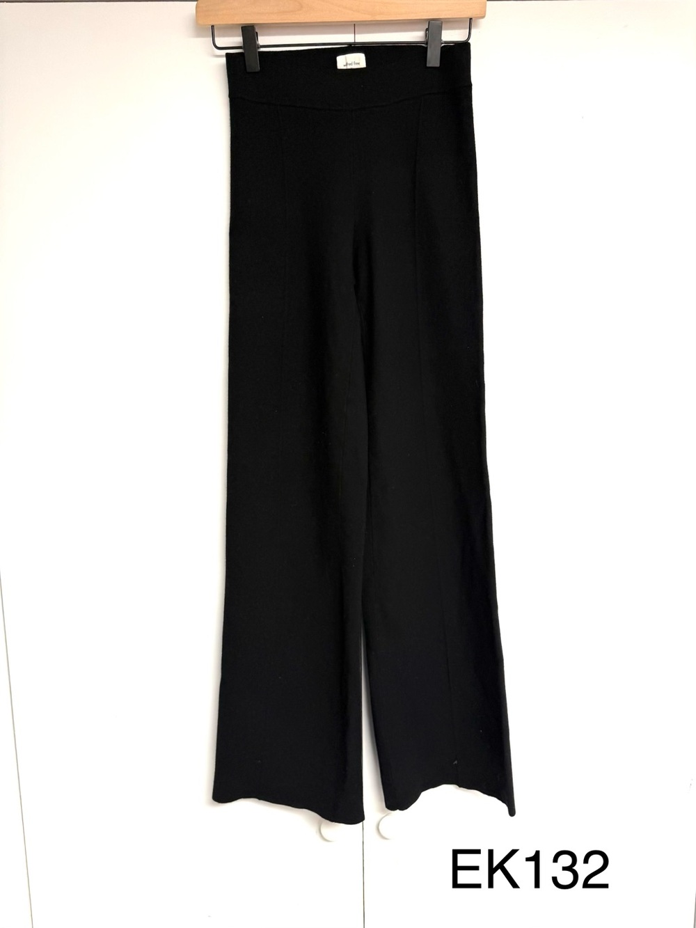 Aritzia Wilfred Free Souvenir Pant Black 2XS Wide Leg Knit $110